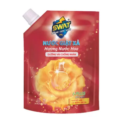 Nước Giặt Xả Swat Dưỡng Vải Chống Nhăn Túi 3.5kg