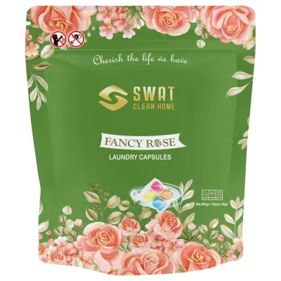 Viên Giặt Xả Swat FancyRose 390g 39v