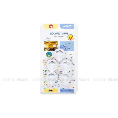 Móc Dán Tường Hofaco HPG09 (5 Cái)