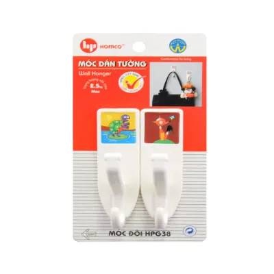 Móc Dán Nhựa HPG38 2 Cái
