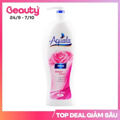 Sữa Tắm Aquala Ngọc Trai Hoa Hồng 1.2L