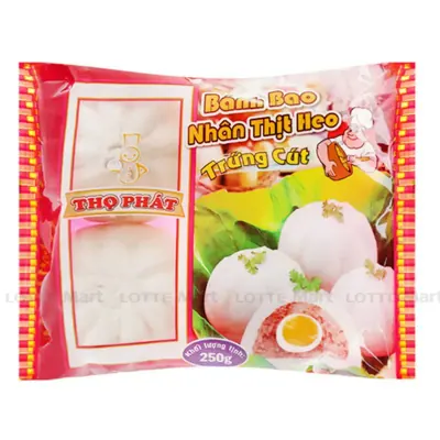 Bánh Bao Nhân Thịt Heo Trứng Cút Thọ Phát 250g