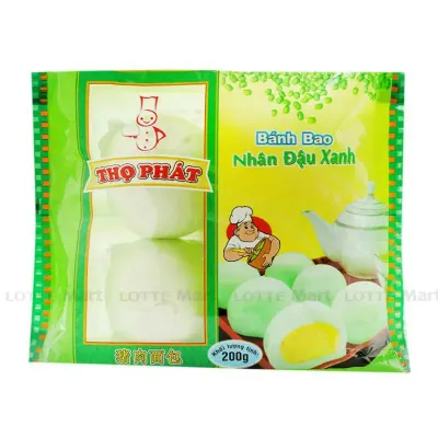 Bánh Bao Nhân Đậu Xanh Thọ Phát Bịch 200g