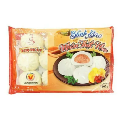 Bánh Bao Thịt Heo Thọ Phát 12 Cái – 500g
