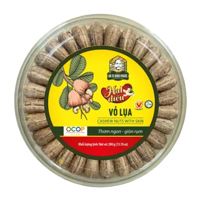 Hạt Điều Lụa Bà Tư Ocop Hộp 390g