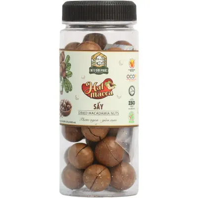 Hạt Macca Bà Tư Sấy Hộp 250g