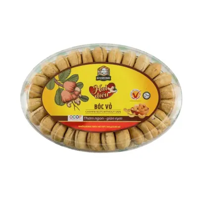 Hạt Điều Bà Tư Ocop Hộp Hình Ovan 160g