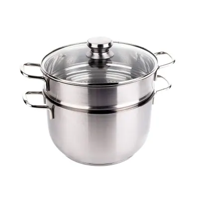 Bộ Nồi Xửng Inox 3 Đáy Nắp Kiếng Five Star Fsnxk 26cm