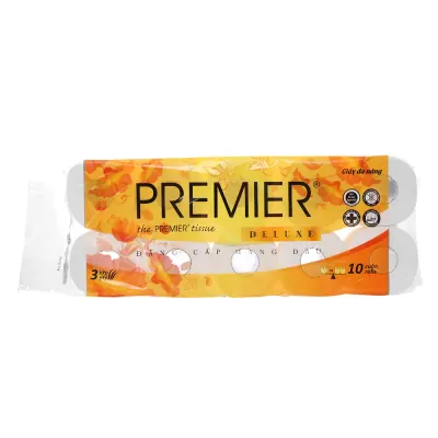 Giấy Vệ Sinh Premier Deluxe 3 Lớp 10 Cuộn