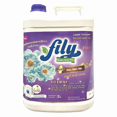 Nước Giặt Xả Fily Max 5in1 Siêu Đậm Đặc Bình 5kg