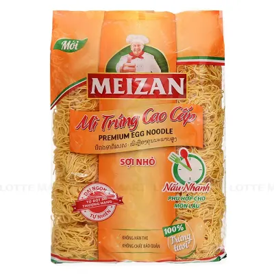 Mì Trứng Sợi Nhỏ Meizan Gói 500g