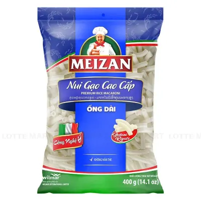 Nui Gạo Meizan Cao Cấp Hình Ống Dài 400g