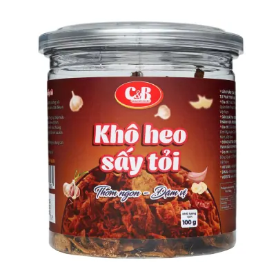 Khô Heo Sấy Tỏi C&B 100g