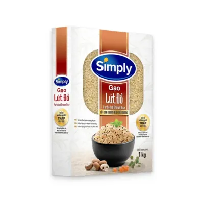 Gạo Lứt Đồ Simply Hộp 1kg