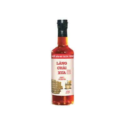 Nước Mắm Làng Chài Xưa Nhãn Đỏ 30 Độ Đạm Chai 500ml