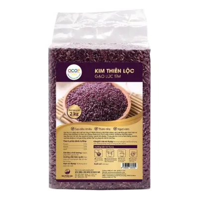 Gạo Lứt Tím Ocop Kim Thiên Lộc 2kg