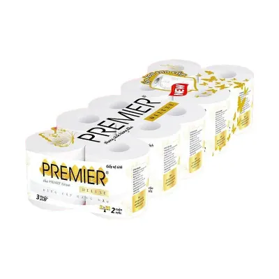 Giấy Vệ Sinh Premier Deluxe 3 Lớp 2 Cuộn x 5
