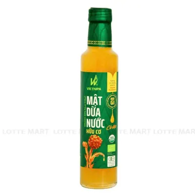 Mật Dừa Nước Hữu Cơ Cô Đặc Vietnipa Chai 375g