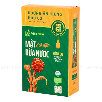 Mật Dừa Nước Cô Đặc Hữu Cơ Vietnipa Chai 150g