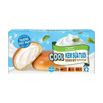 Bánh Mì Kem Sữa Tươi Pulmuone 2x75g