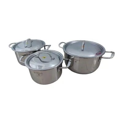 Bộ Nồi Inox Bếp Từ Titanium TPI – G31D