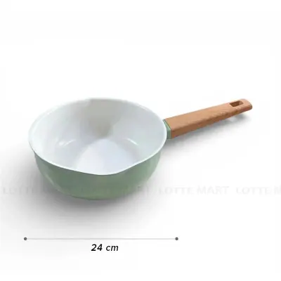 Chảo Inox 430 Đáy Từ Chống Dính Titani TDP2-24IH 24cm