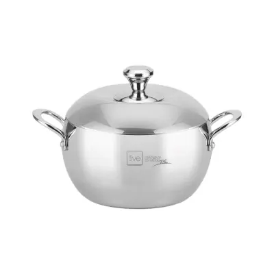 Nồi Inox Táo 3 Lớp Quai Oval Five Star 18cm