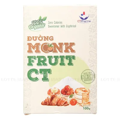Đường Ăn Kiêng Monk Fruit CT Hộp 20 Gói 5g