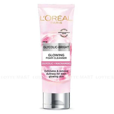 Sữa Rửa Mặt L'Oréal Paris Glycolic Bright Sáng Da 100ml