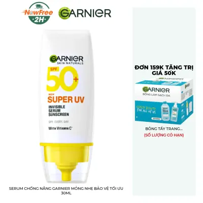 Serum Chống Nắng Garnier Mỏng Nhẹ Bảo Vệ Tối Ưu 30ml