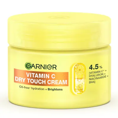 Kem Dưỡng Da Garnier Vitamin C Dry Touch 50ml