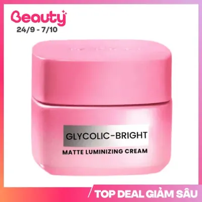 Kem Dưỡng Sáng Da L'Oréal Paris Glycolic Bright Matte Luminizing Cream 30ml