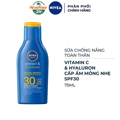 Sữa Chống Nắng Toàn Thân Nivea Cấp Ẩm Mỏng Nhẹ SPF30 75ml