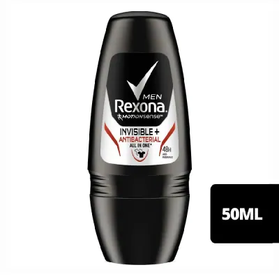 Lăn Khử Mùi Nam Rexona Men Khô Thoáng Kháng Khuẩn 45/50ml