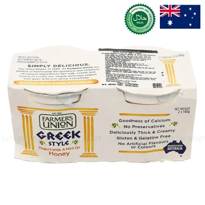 Lốc 2 Hũ Sữa Chua Greek Vị Mật Ong 140g
