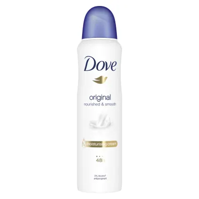 Xịt Ngăn Mùi Dove Original Nourished Smooth Dưỡng Da Mềm Mịn Chai 135ml