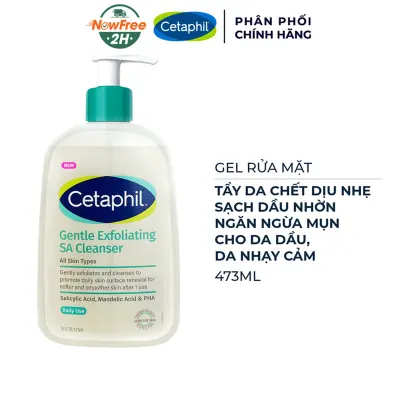Gel Rửa Mặt Cetaphil Sạch Sâu, Tẩy Tế Bào Chết Dịu Nhẹ 473ml