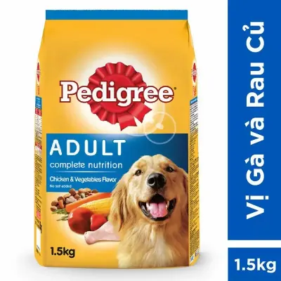 Thức Ăn Cho Chó Pedigree Vị Gà & Rau Củ 1.5kg