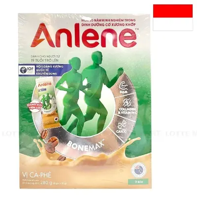 Hộp 8 Gói Sữa Bột Anlene Bonemax Vị Cà Phê 35g