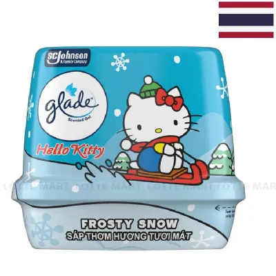 Sáp Thơm Glade Hello Kitty Hương Tươi Mát Hũ 180g