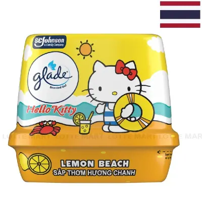 Sáp Thơm Glade Hello Kitty Hương Chanh Hũ 180g