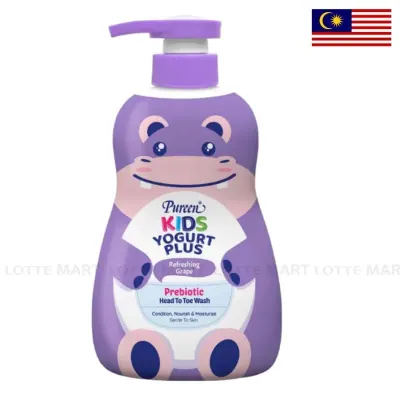 Sữa Tắm Gội Cho Bé Pureen Kids Hương Nho Chai 400ml