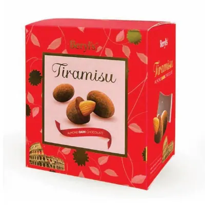 Choco Beryls Dark Tiramisu Almond Hộp Giấy 100g