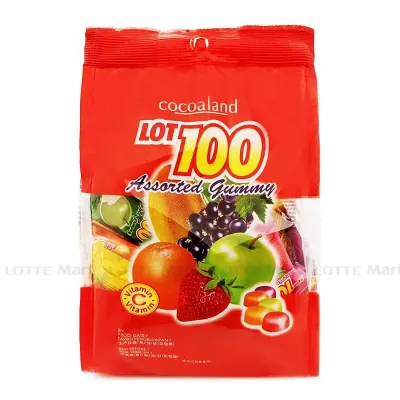 Kẹo Dẻo Lot100 Hương Trái Cây 320g
