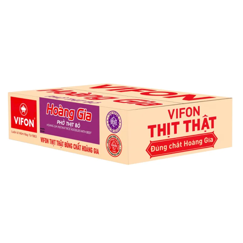 Thùng 18 Gói Phở Hoàng Gia Vị Bò 120g