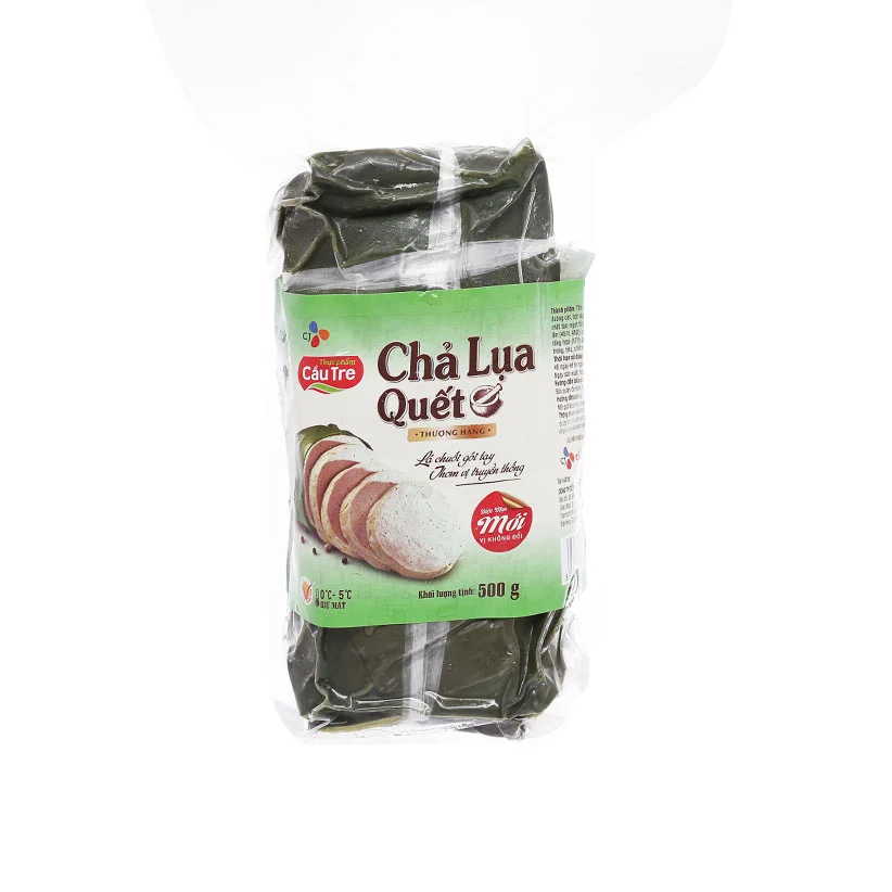 Chả Lụa Quết Thượng Hạng Cầu Tre Gói 500g