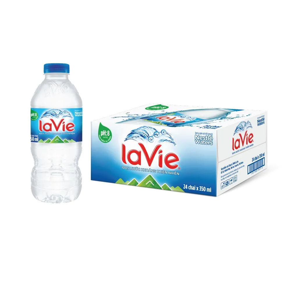 Thùng 24 Nước Khoáng Thiên Nhiên La Vie 350ml