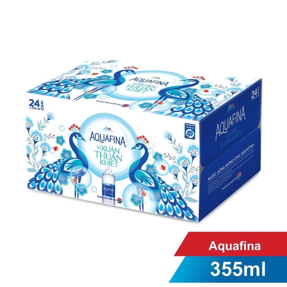 Thùng 24 Nước Tinh Khiết Aquafina Chai 355ml