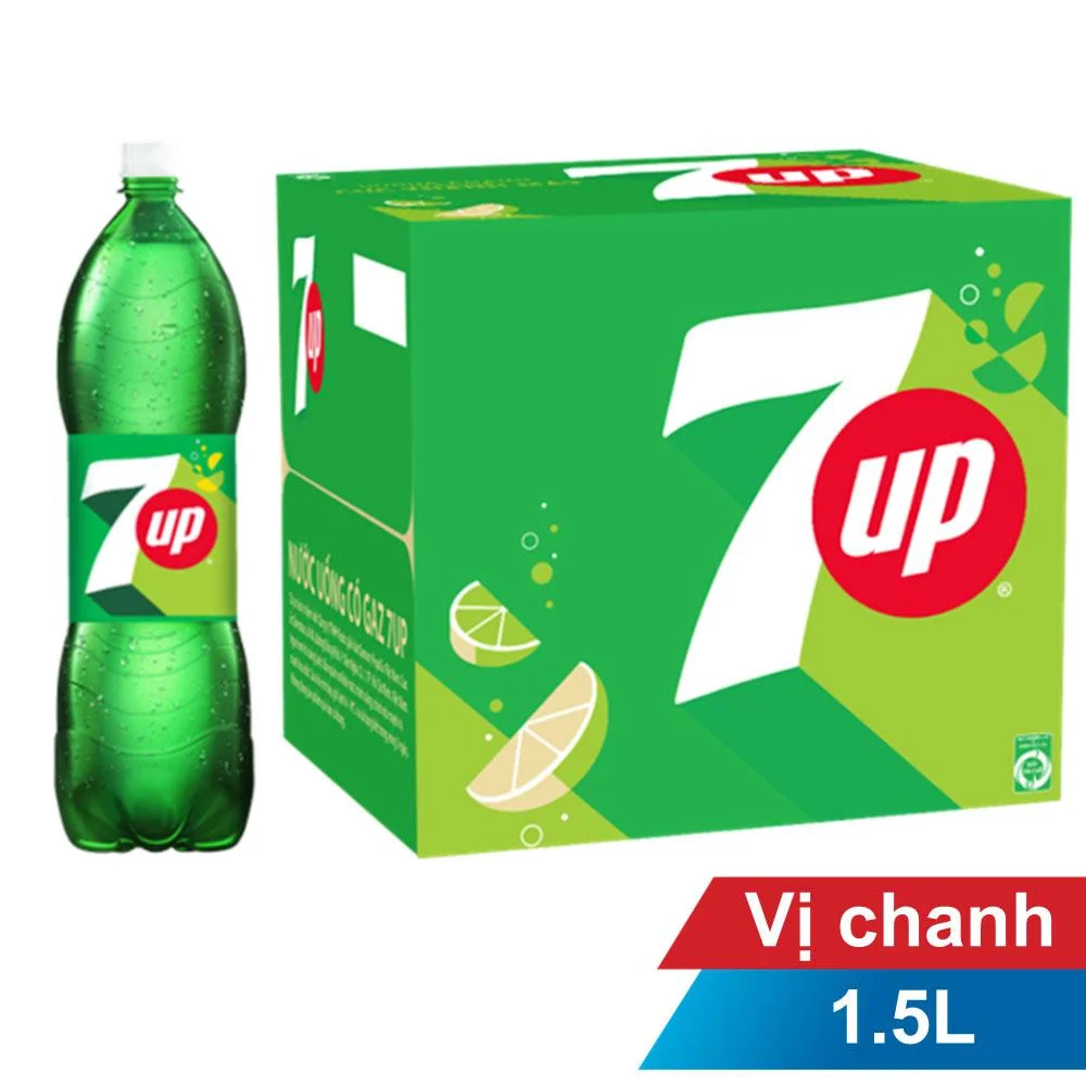 Thùng 12 Chai Nước Ngọt 7Up 1.5L