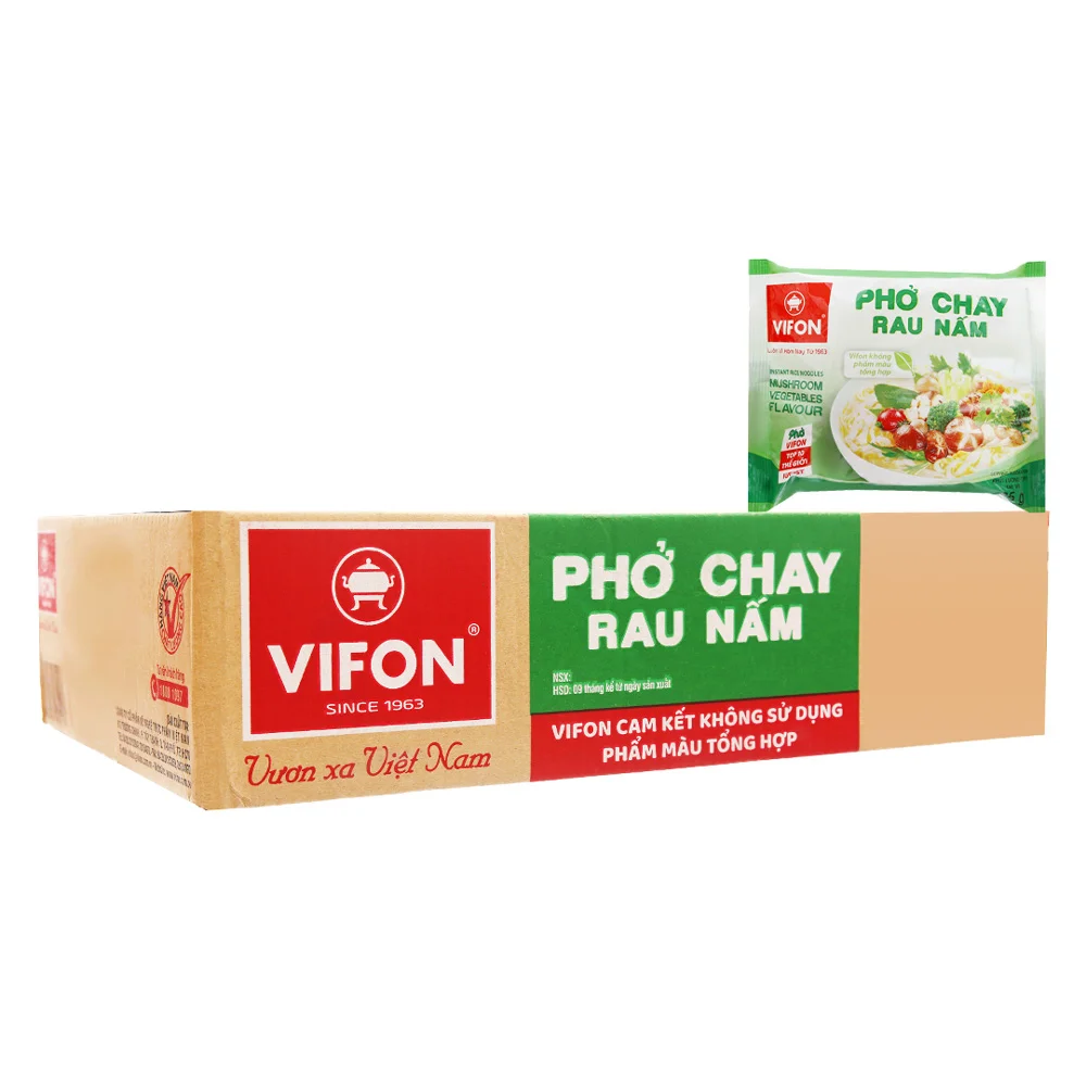 Phở Chay Rau Nấm Vifon 30x65g